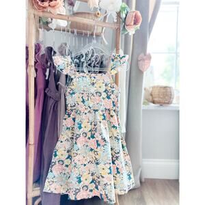 ✿ New Wildflower Meadows Flutter Strap Dress 4/5